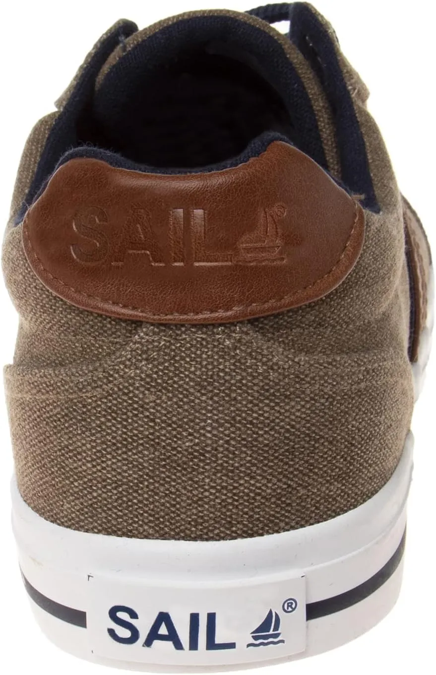 Josmo Men's Sail Canvas Low Top Modern Casual Formal Fashion Sneakers (Adult)