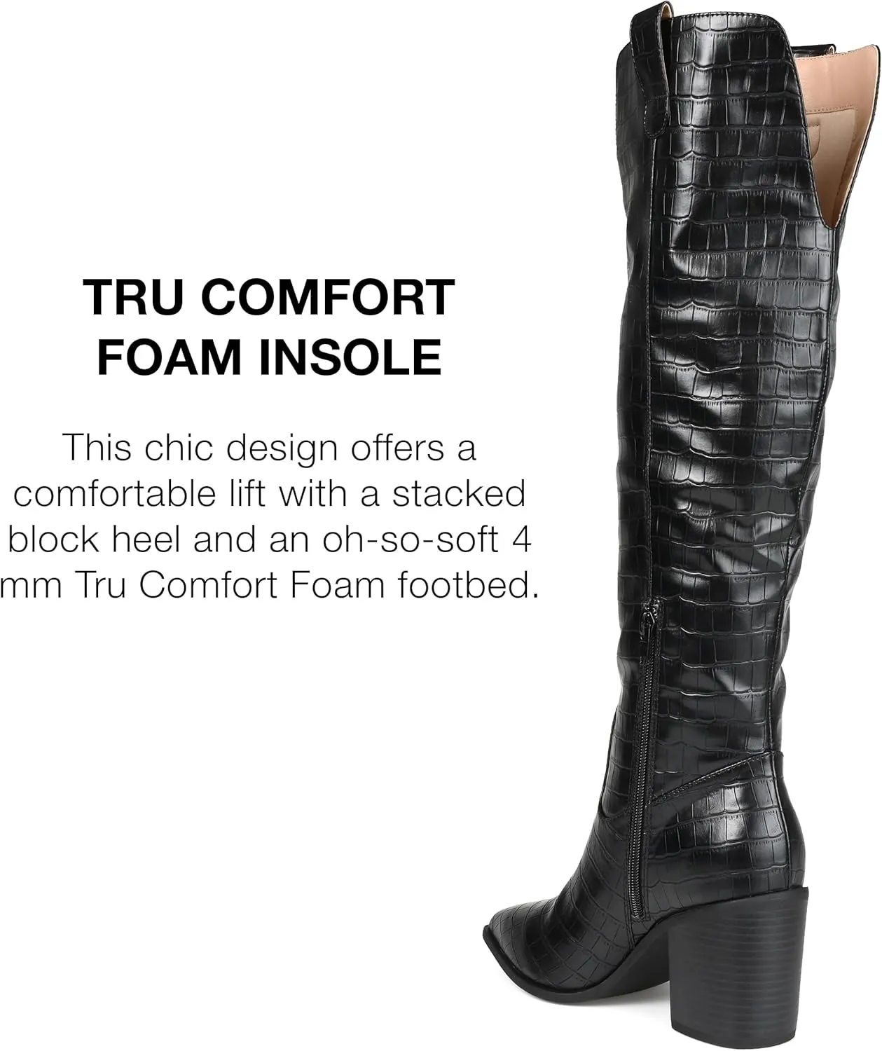 Journee Women's Comfort Foam Extra Wide Calf Therese Boots