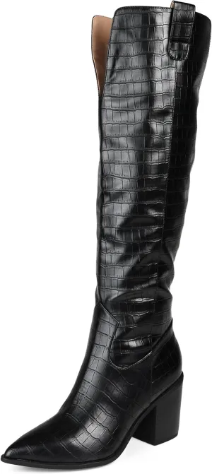Journee Women's Comfort Foam Extra Wide Calf Therese Boots