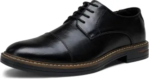 Jousen Men's Dress Shoes Classic Oxfords Formal Business Shoes Modern Derby Oxford