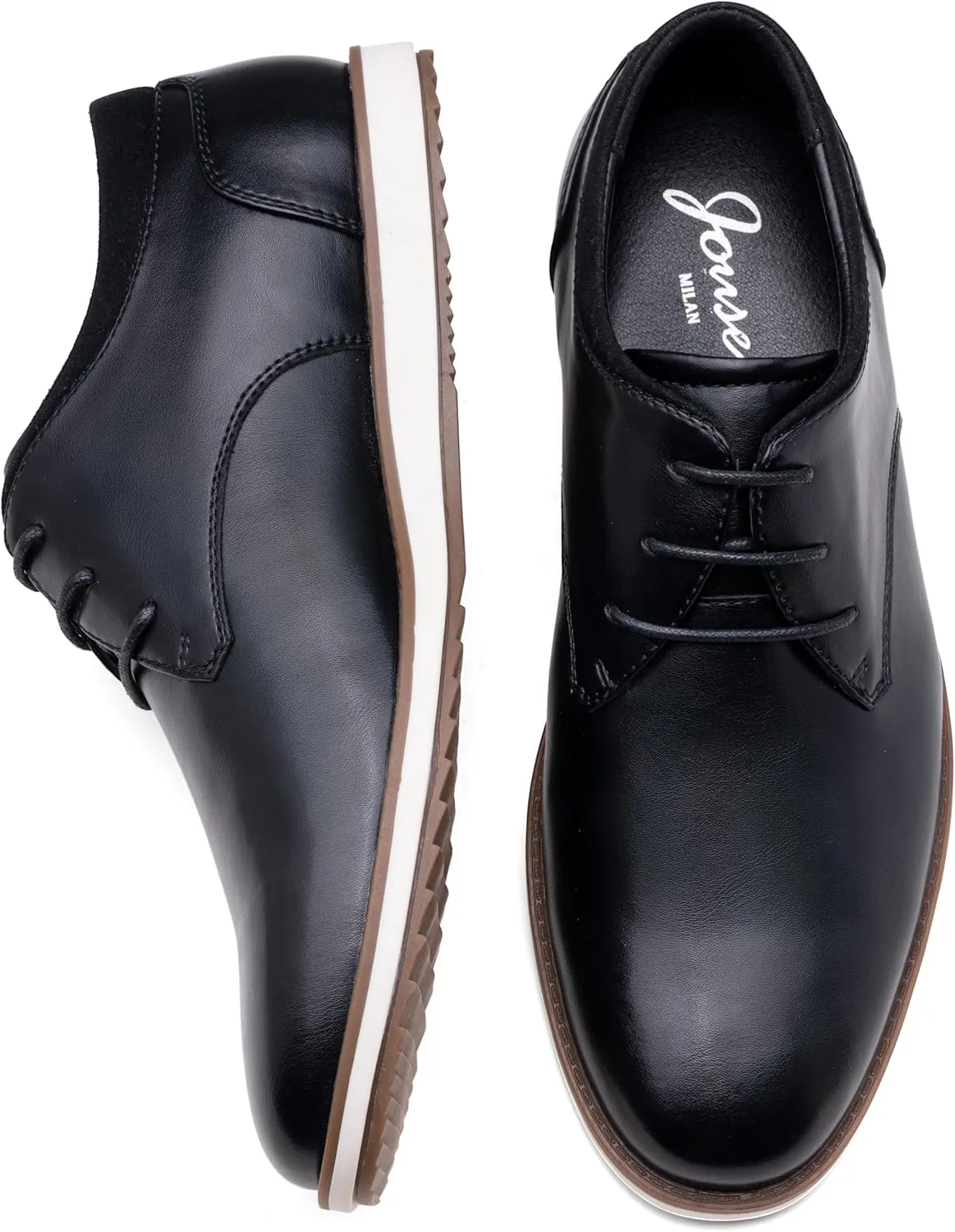 Jousen Men's Dress Shoes Fashion Casual Dress Shoes Business Oxfords for Men