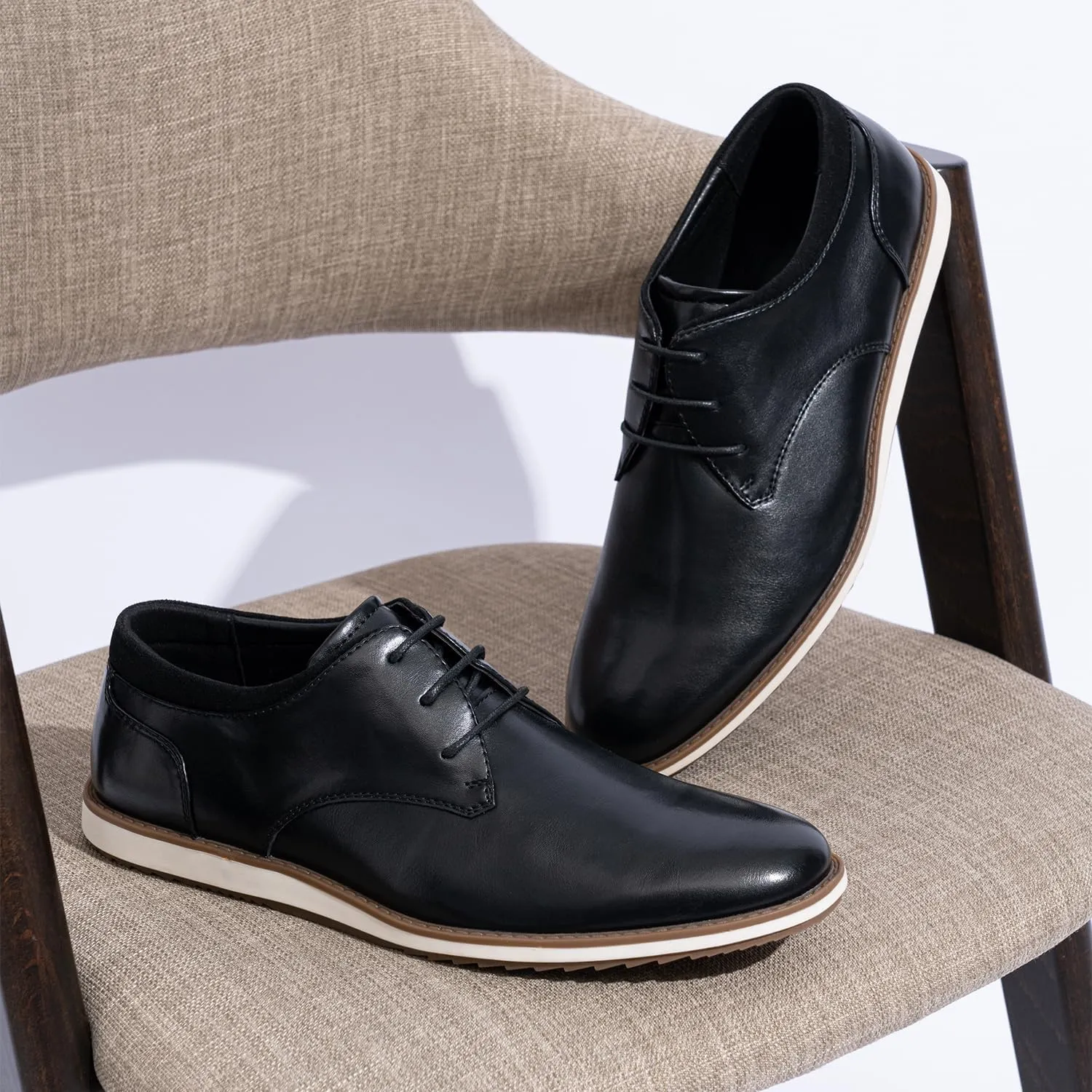 Jousen Men's Dress Shoes Fashion Casual Dress Shoes Business Oxfords for Men
