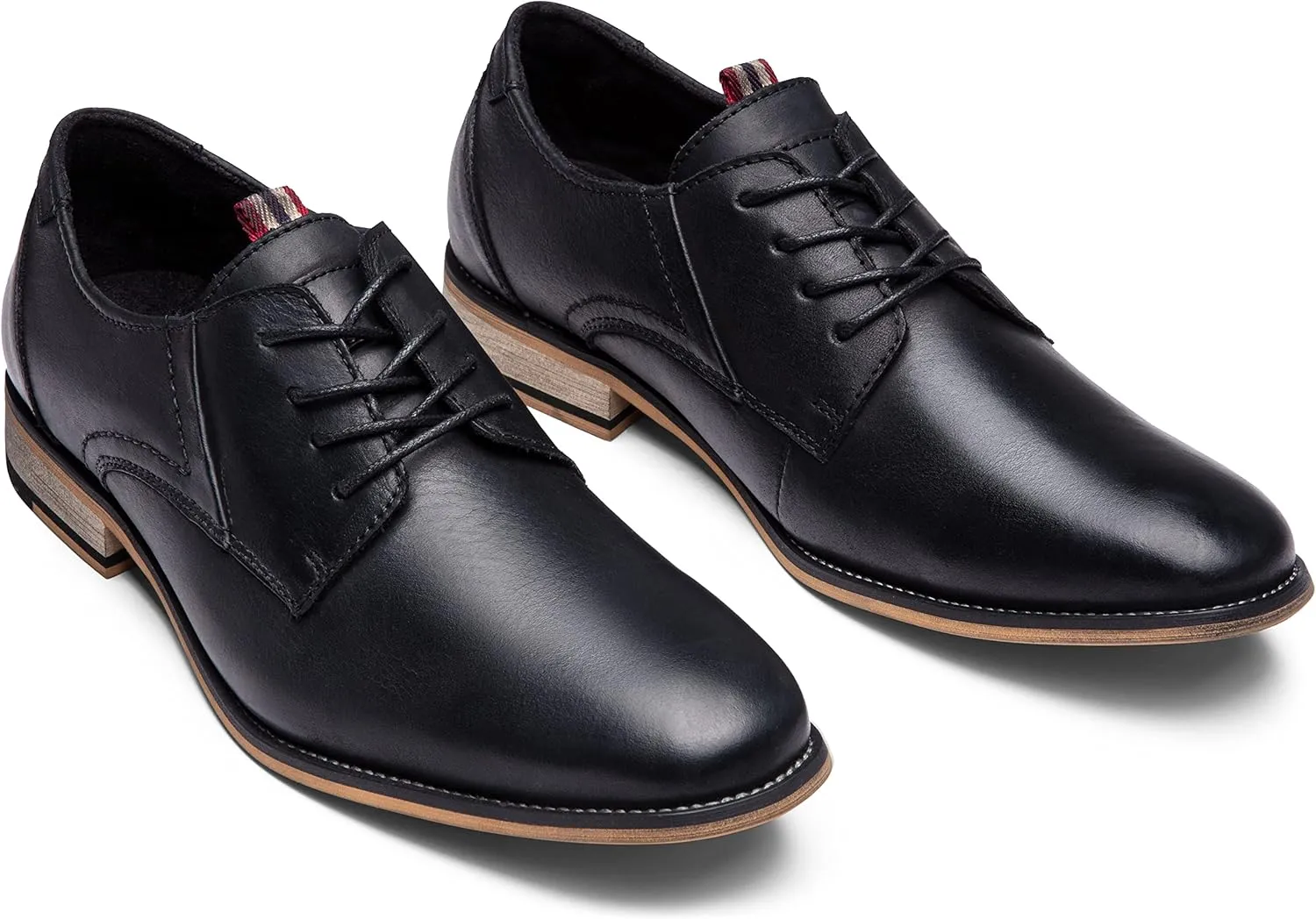 Jousen Men's Dress Shoes Formal Leather Oxford Shoes Classical Business Derby Shoes