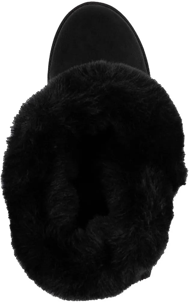 JUICY COUTURE Women's Slip On Winter Snow Boots Warm & Insulated Fur Lining Comfortable Fashion Booties