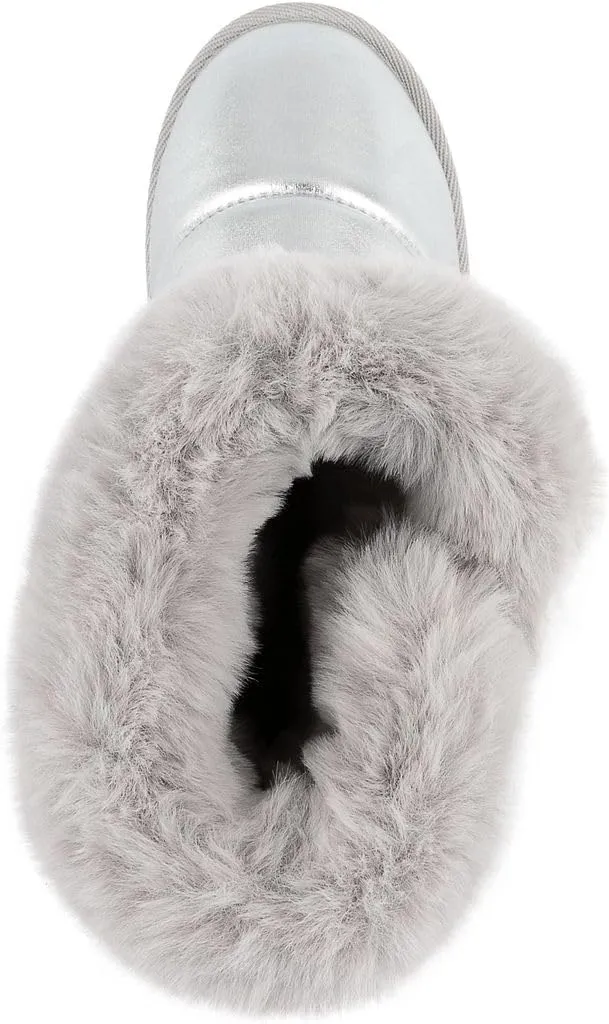 JUICY COUTURE Women's Slip On Winter Snow Boots Warm & Insulated Fur Lining Comfortable Fashion Booties
