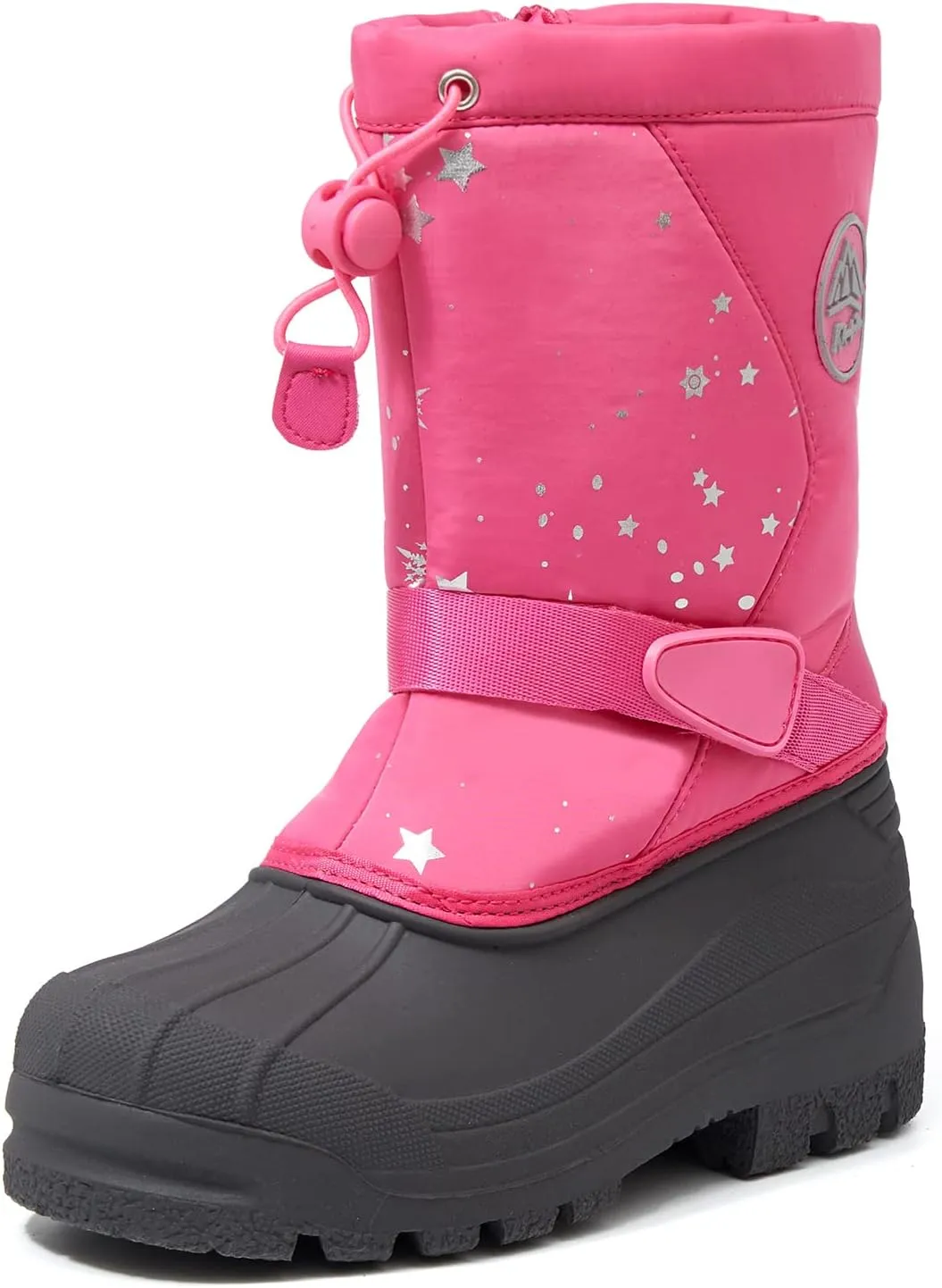 K KomForme Snow Boots for Boys & Girls Warm Waterproof Slip Resistant Winter Shoes (Toddler/Little Kid/Big Kid)