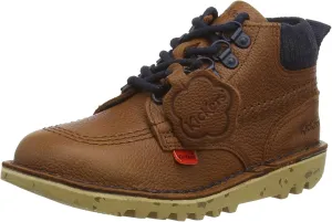 Kickers Junior Boy's Kick Hi Winter Leather Boots