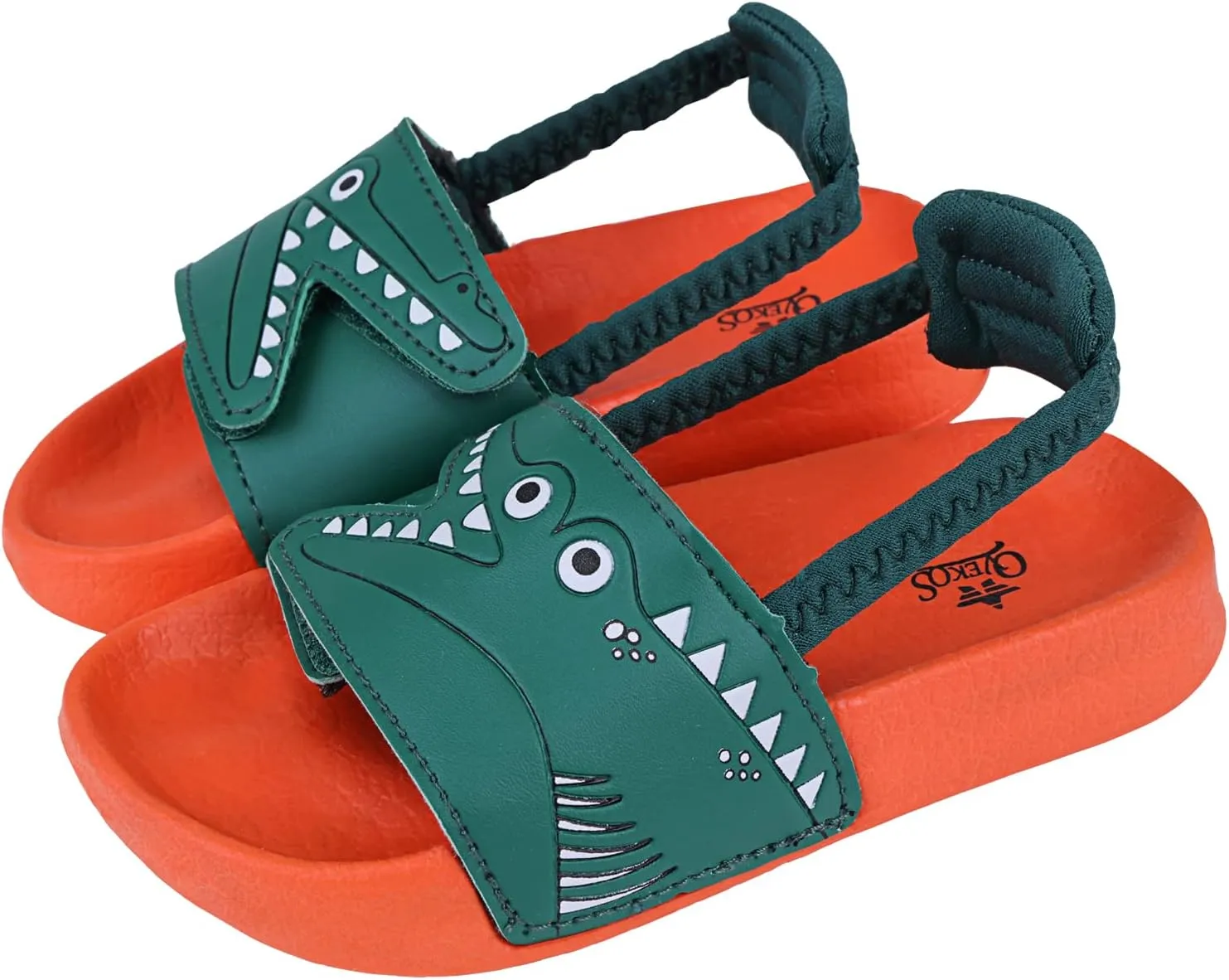 Kids Flip Flops Sandals Toddler Boys Girls Sequin Slides Shower Beach Pool Shoes Slip on Summer Slippers with Back Strap
