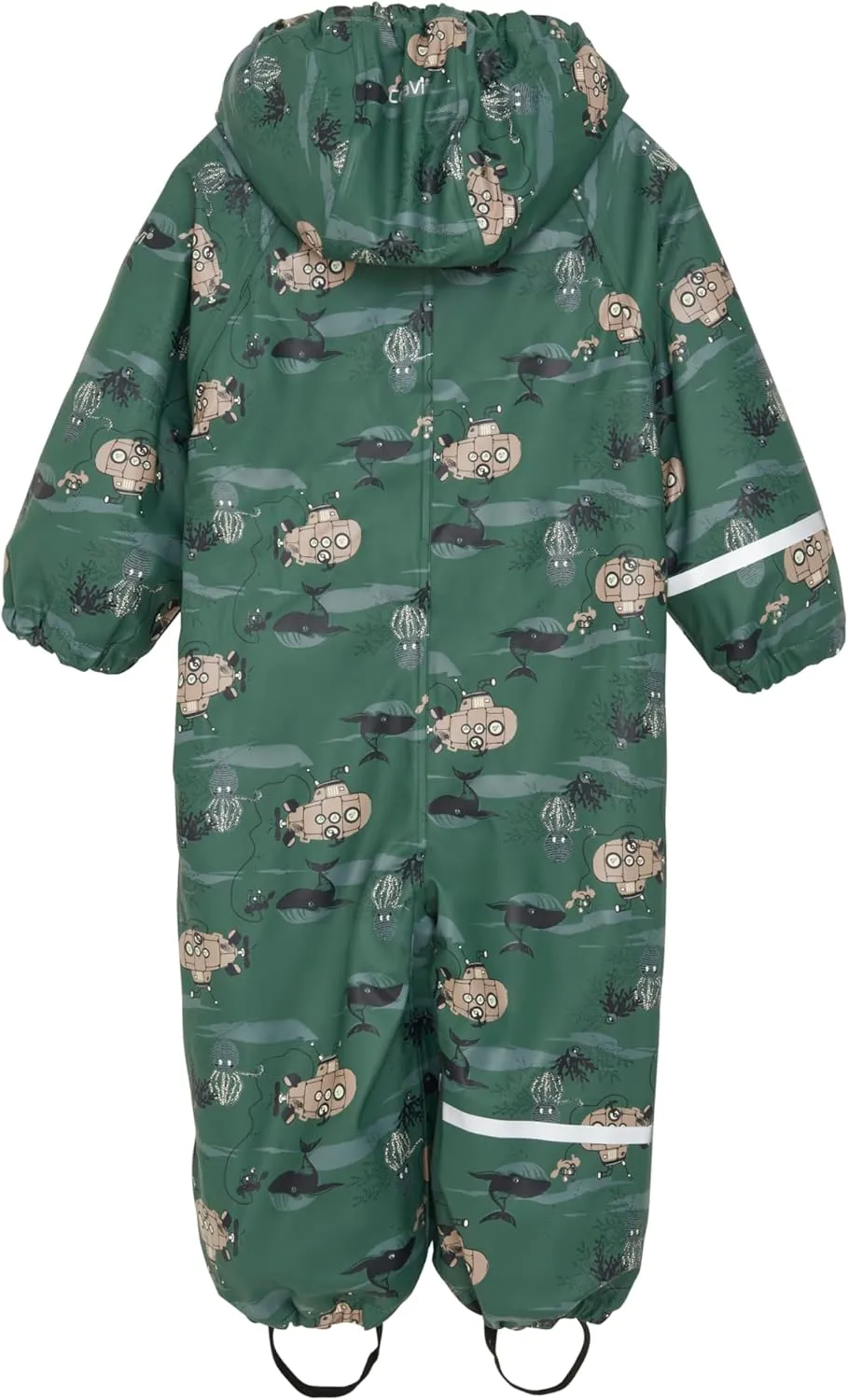 Kids Rain and Snow Suit for Boys Girls with Detachable Hood, Waterproof Raincoat and Pants - Ideal for Rain and Snow