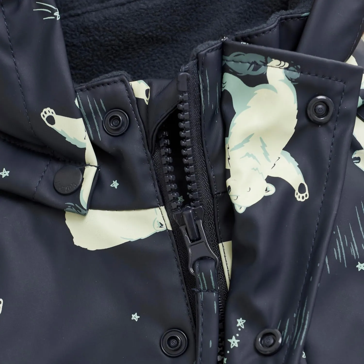 Kids Rain and Snow Suit for Boys Girls with Detachable Hood, Waterproof Raincoat and Pants - Ideal for Rain and Snow