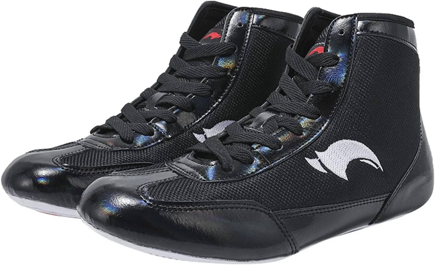 Kids School Wrestling Shoes Boys Girls Boxing Shoes Fitness Sneakers High Top Wrestling Training Shoes Boots Anti