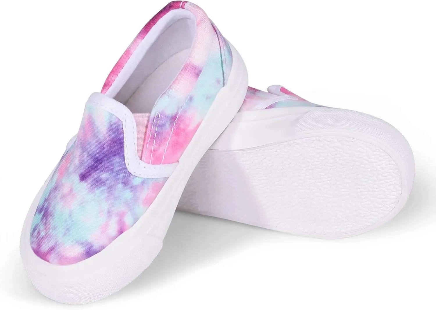 Kids Shoes Toddlers Canvas Sneakers Slip-on Comfortable Light Weight Causal Running Tennis Shoes for Boys Girls(Toddle/Little Kids/Big Kids)
