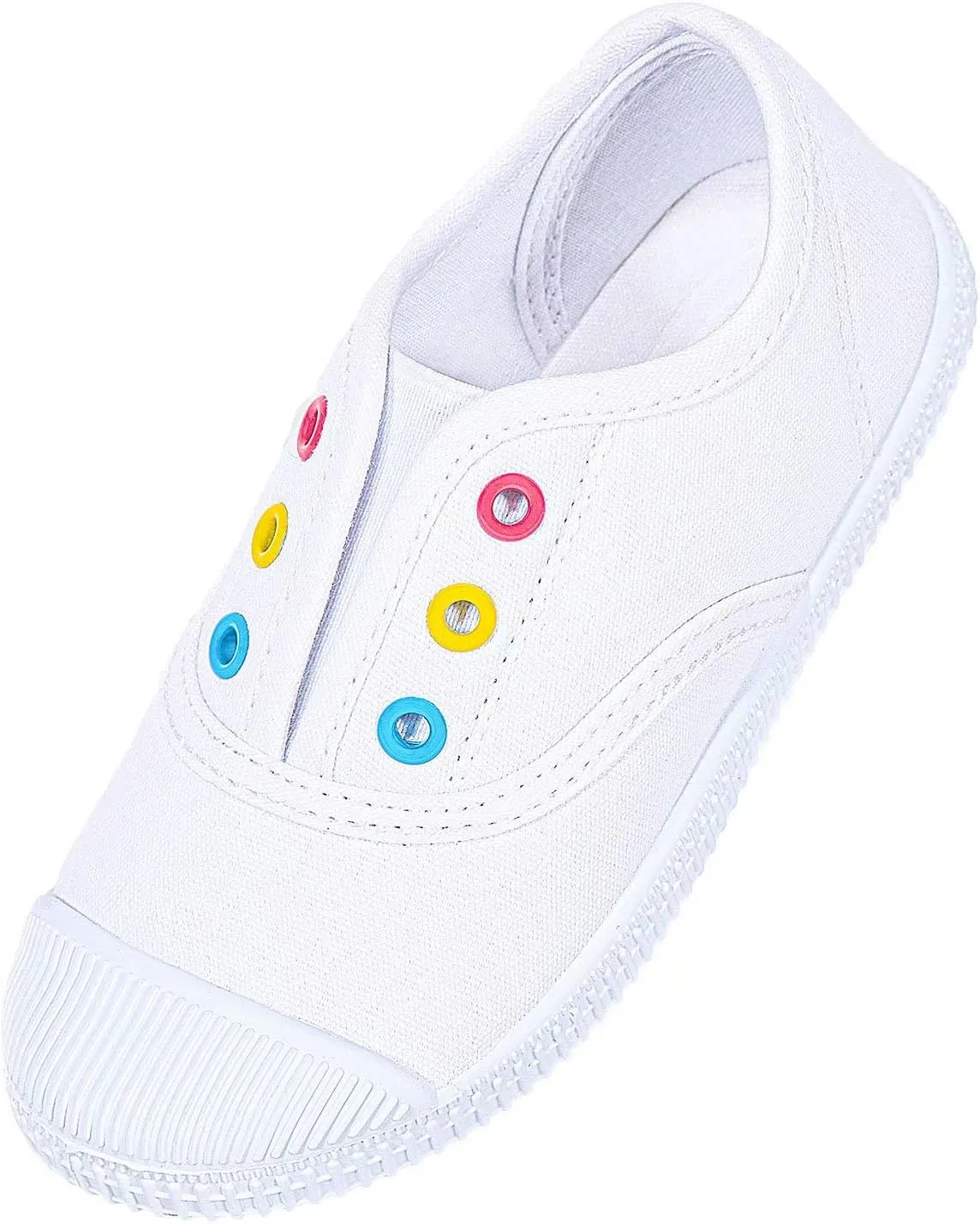 Kids Shoes Toddlers Canvas Sneakers Slip-on Comfortable Light Weight Causal Running Tennis Shoes for Boys Girls(Toddle/Little Kids/Big Kids)