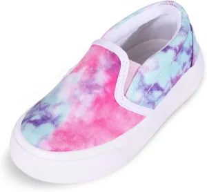 Kids Shoes Toddlers Canvas Sneakers Slip-on Comfortable Light Weight Causal Running Tennis Shoes for Boys Girls(Toddle/Little Kids/Big Kids)