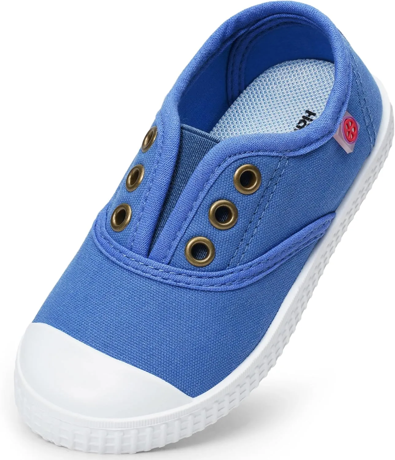 Kids Shoes Toddlers Canvas Sneakers Slip-on Comfortable Light Weight Skin-Friendly Causal Running Tennis Shoes for Boys Girls(Toddle/Little Kids/Big Kids)