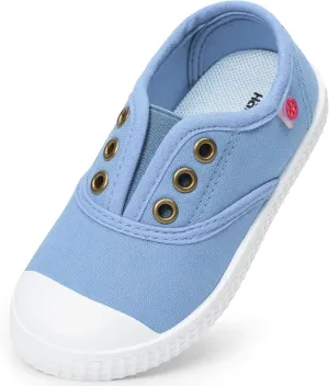 Kids Shoes Toddlers Canvas Sneakers Slip-on Comfortable Light Weight Skin-Friendly Causal Running Tennis Shoes for Boys Girls(Toddle/Little Kids/Big Kids)