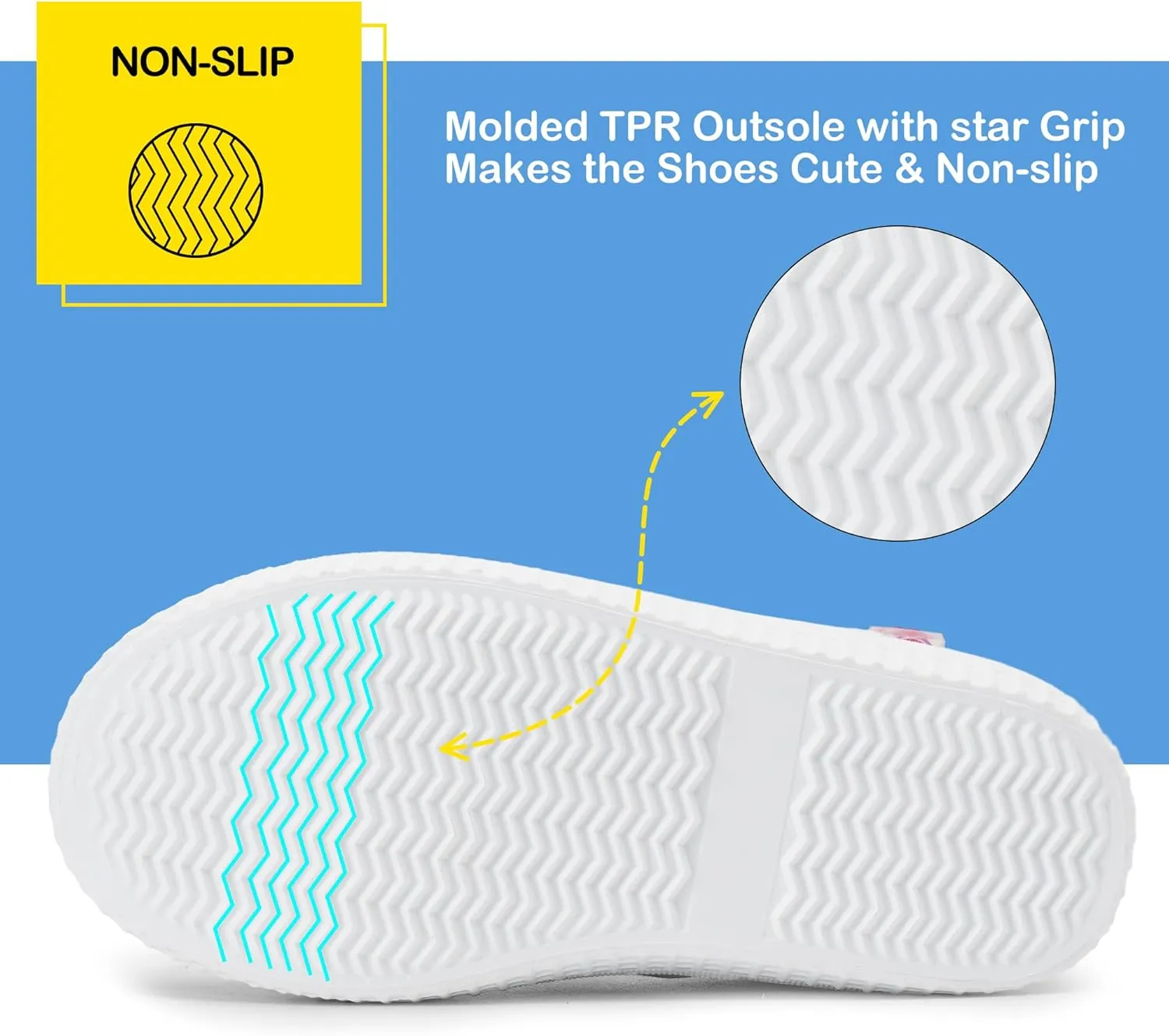 Kids Shoes Toddlers Canvas Sneakers Slip-on Comfortable Light Weight Skin-Friendly Causal Running Tennis Shoes for Boys Girls(Toddle/Little Kids/Big Kids)