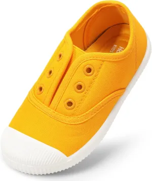 Kids Shoes Toddlers Canvas Sneakers Slip-on Comfortable Light Weight Skin-Friendly Causal Running Tennis Shoes for Boys Girls(Toddle/Little Kids/Big Kids)