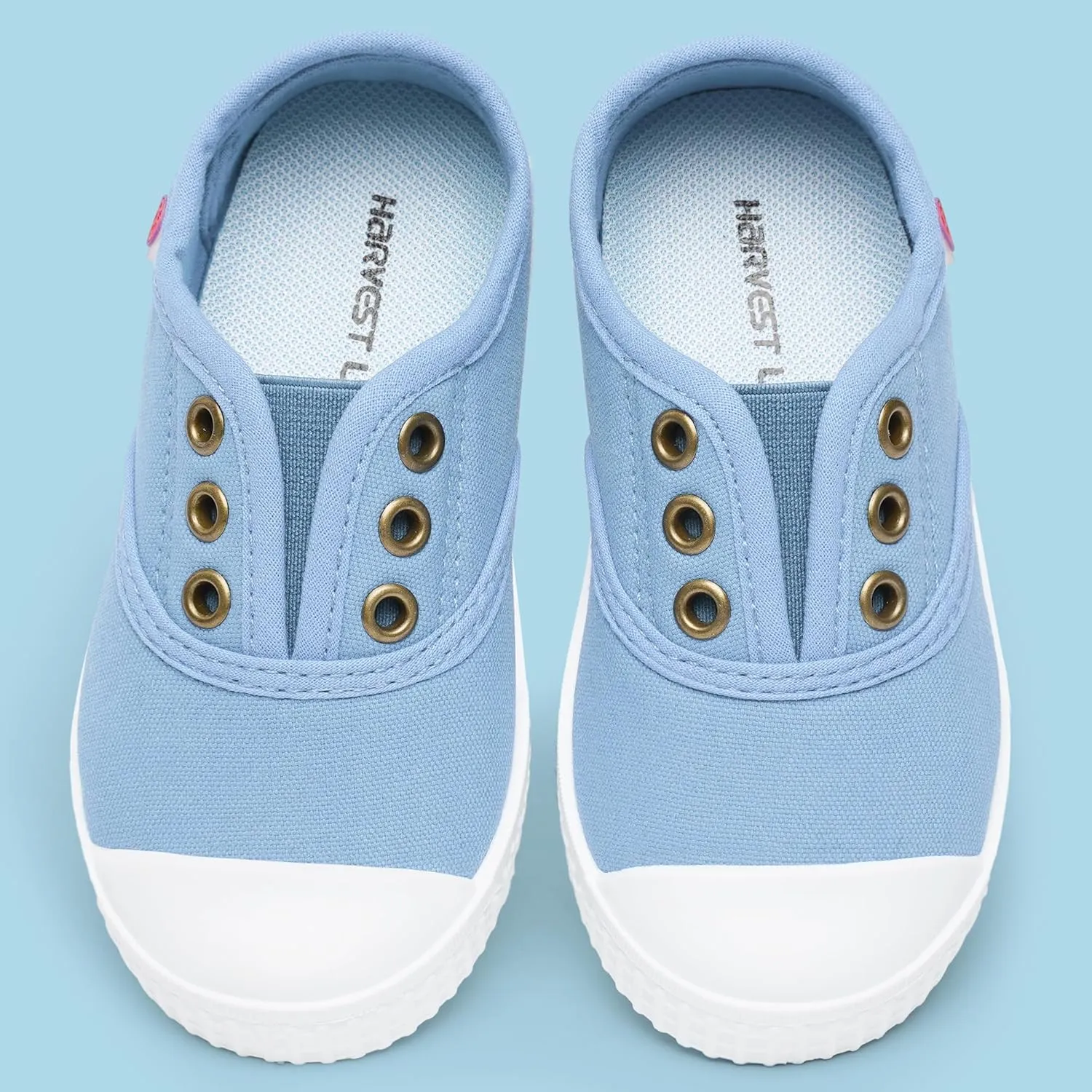 Kids Shoes Toddlers Canvas Sneakers Slip-on Comfortable Light Weight Skin-Friendly Causal Running Tennis Shoes for Boys Girls(Toddle/Little Kids/Big Kids)