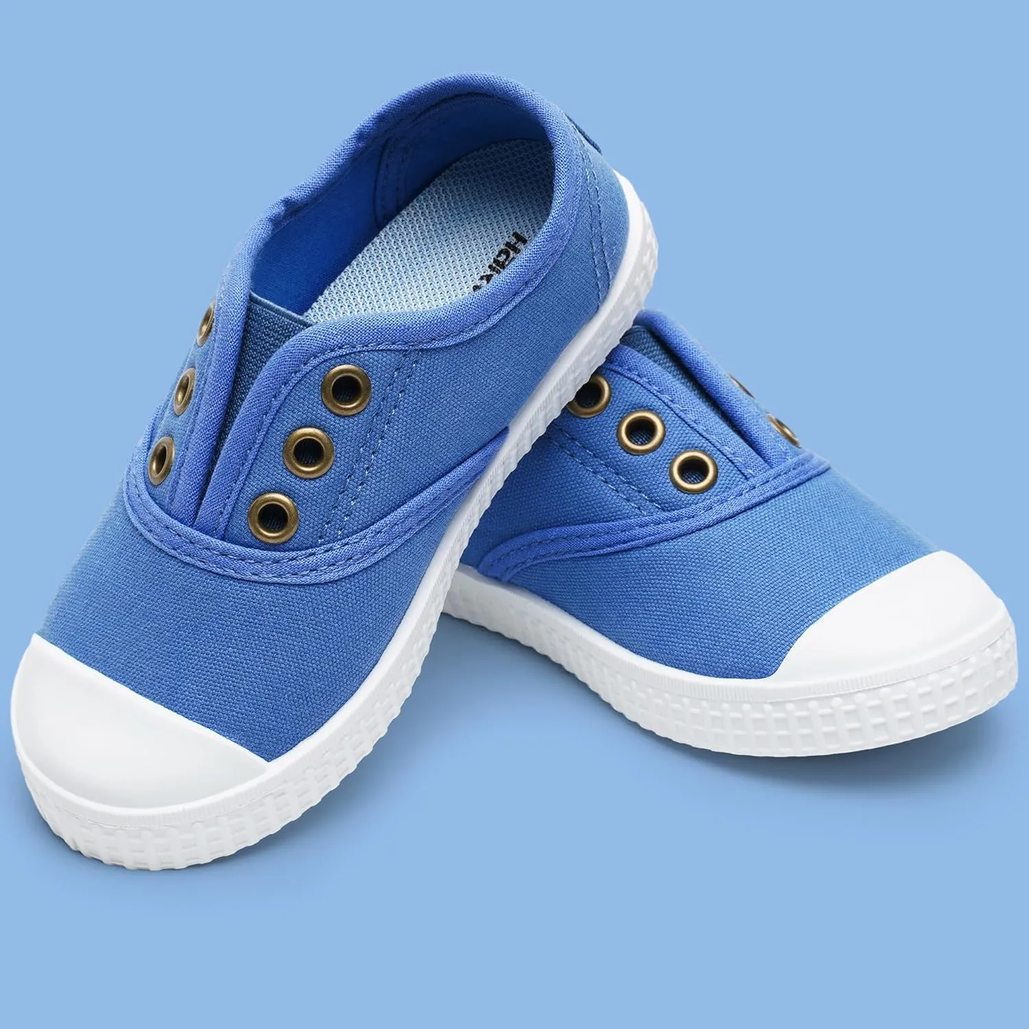 Kids Shoes Toddlers Canvas Sneakers Slip-on Comfortable Light Weight Skin-Friendly Causal Running Tennis Shoes for Boys Girls(Toddle/Little Kids/Big Kids)