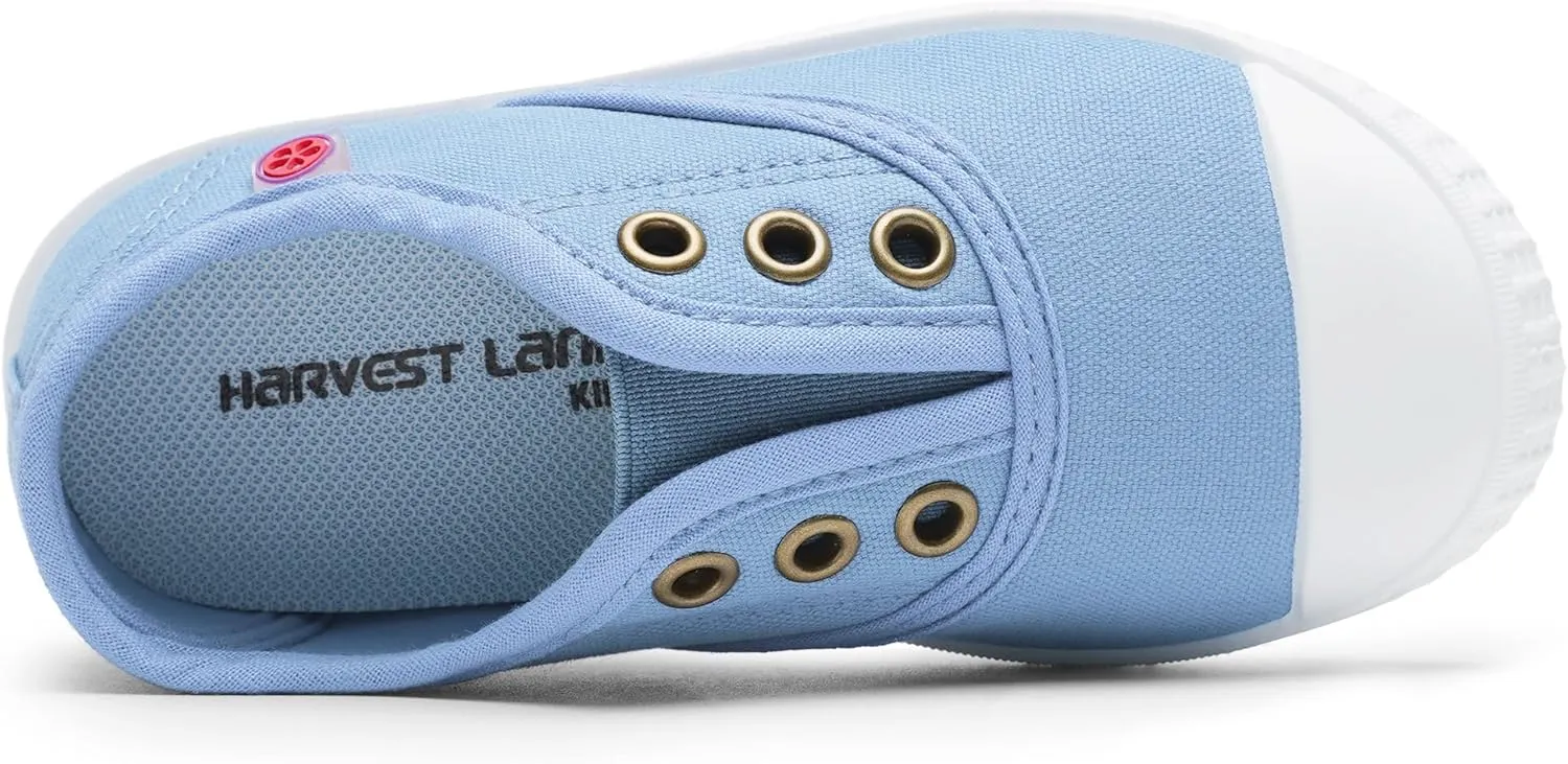 Kids Shoes Toddlers Canvas Sneakers Slip-on Comfortable Light Weight Skin-Friendly Causal Running Tennis Shoes for Boys Girls(Toddle/Little Kids/Big Kids)