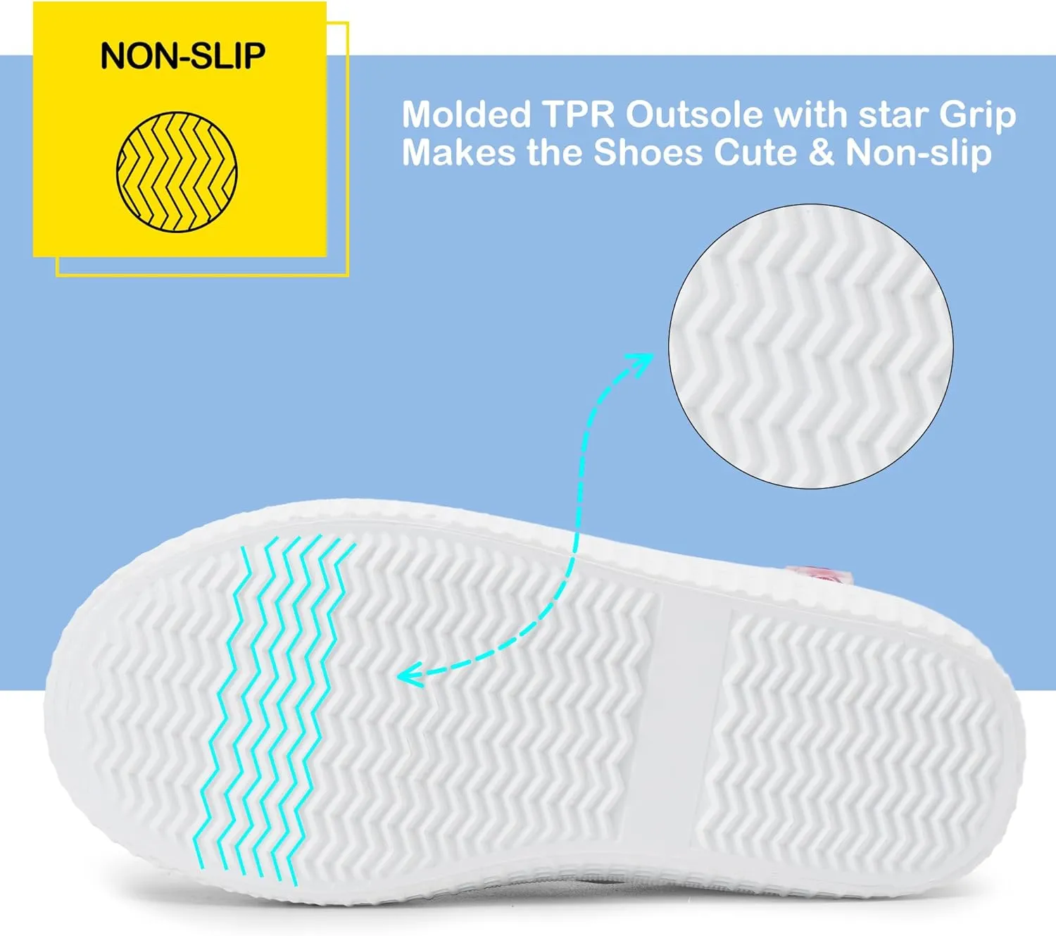 Kids Shoes Toddlers Canvas Sneakers Slip-on Comfortable Light Weight Skin-Friendly Causal Running Tennis Shoes for Boys Girls(Toddle/Little Kids/Big Kids)