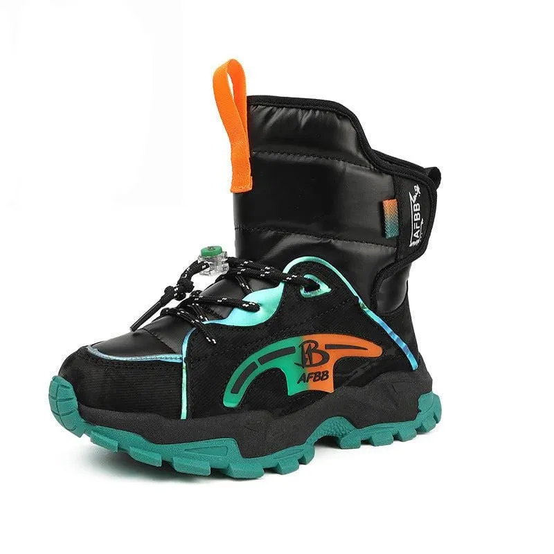 Kids Winter Snow Boots with Ice Grips