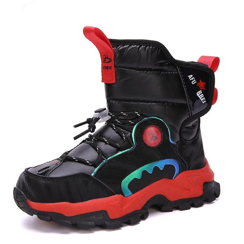 Kids Winter Snow Boots with Ice Grips