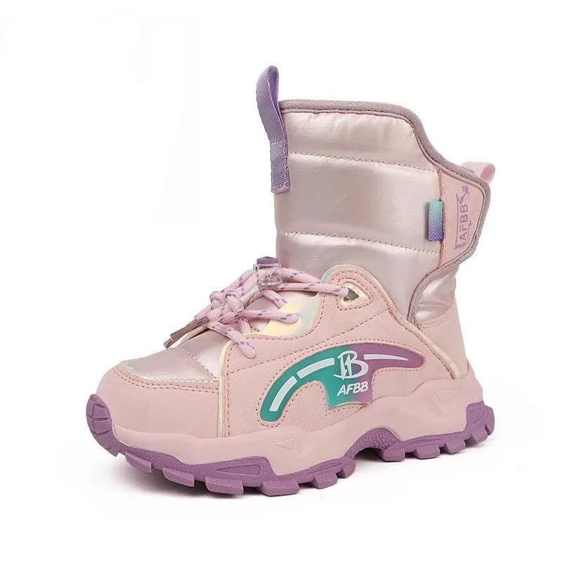 Kids Winter Snow Boots with Ice Grips