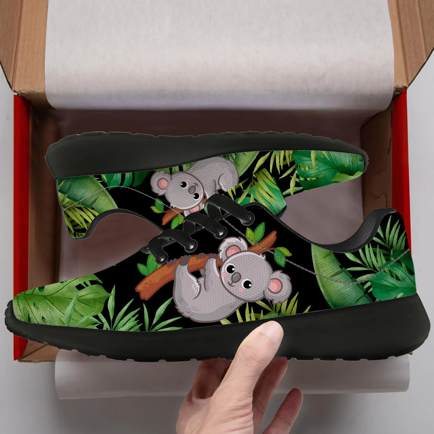 Koala Shoes for Women Men Running Shoes Cute Animal Sneakers Tennis Shoes Gifts for Women Men