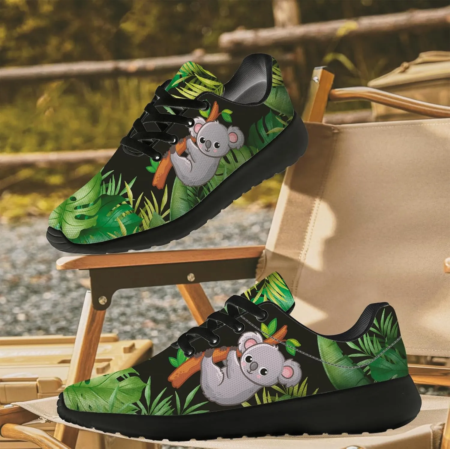 Koala Shoes for Women Men Running Shoes Cute Animal Sneakers Tennis Shoes Gifts for Women Men