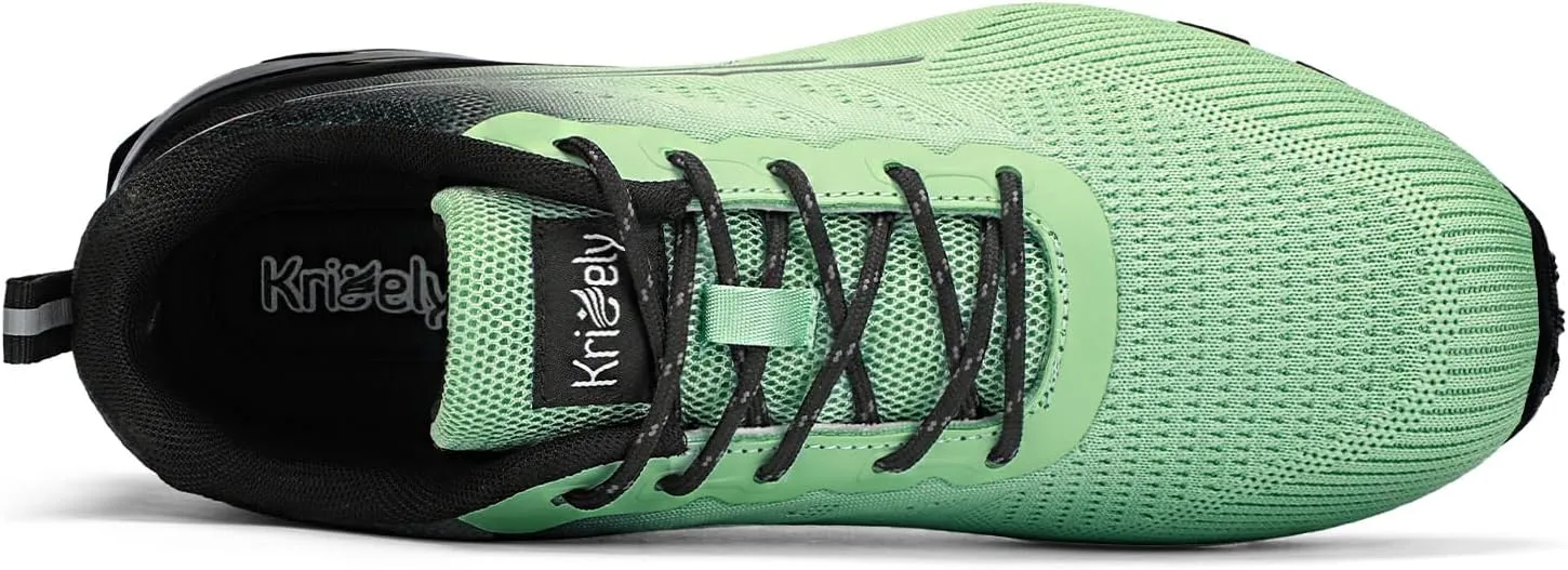 Kricely Men's Trail Running Shoes Fashion Walking Hiking Sneakers for Men Tennis Cross Training Shoe Outdoor Snearker Mens Casual Workout Footwear