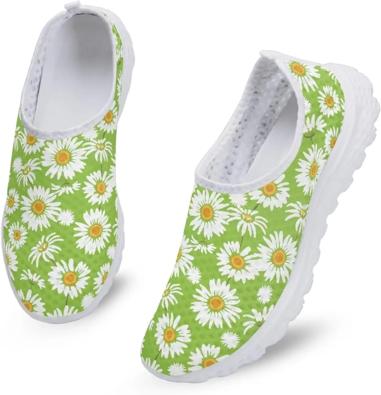 Kuiaobaty Fashion Sneakers Lightweight Breathable Slip-Ons Walking Shoes Athletic Casual Footwear Women's Men's Loafers