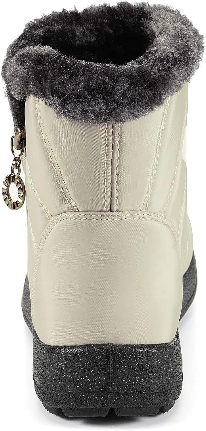 KVbabby Girls' Boys' Snow Boots Winter Boots Ankle Boots Kids Boots Warm Fur Anti-Slip