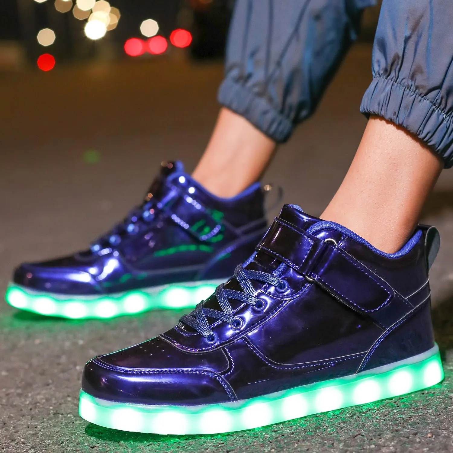 LED Shoes - Light Up Sneakers, USB Rechargeable, Dancing Shoes for Women & Men