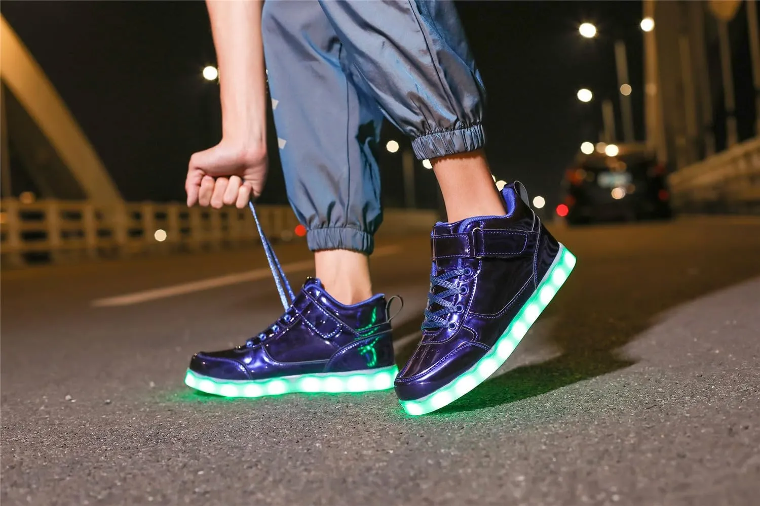 LED Shoes - Light Up Sneakers, USB Rechargeable, Dancing Shoes for Women & Men