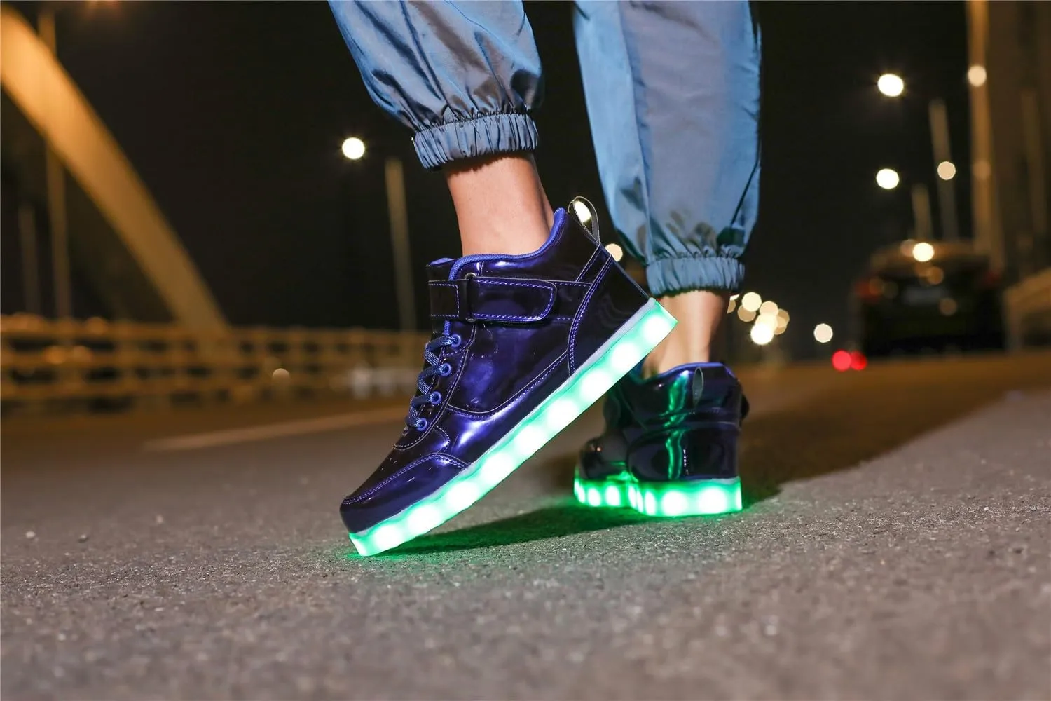 LED Shoes - Light Up Sneakers, USB Rechargeable, Dancing Shoes for Women & Men