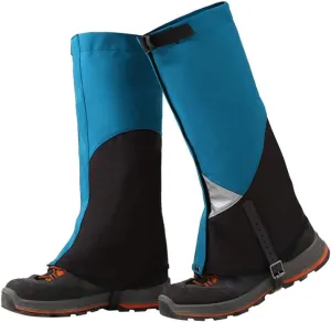 Leg Gaiters, Adjustable Snow Boot Cover Gaiters, Mountaineering Mudguard Shoe Covers, Bicycle Fender Gaiters, Anti-snake Gaiters (Color : Blue, Size : Small)