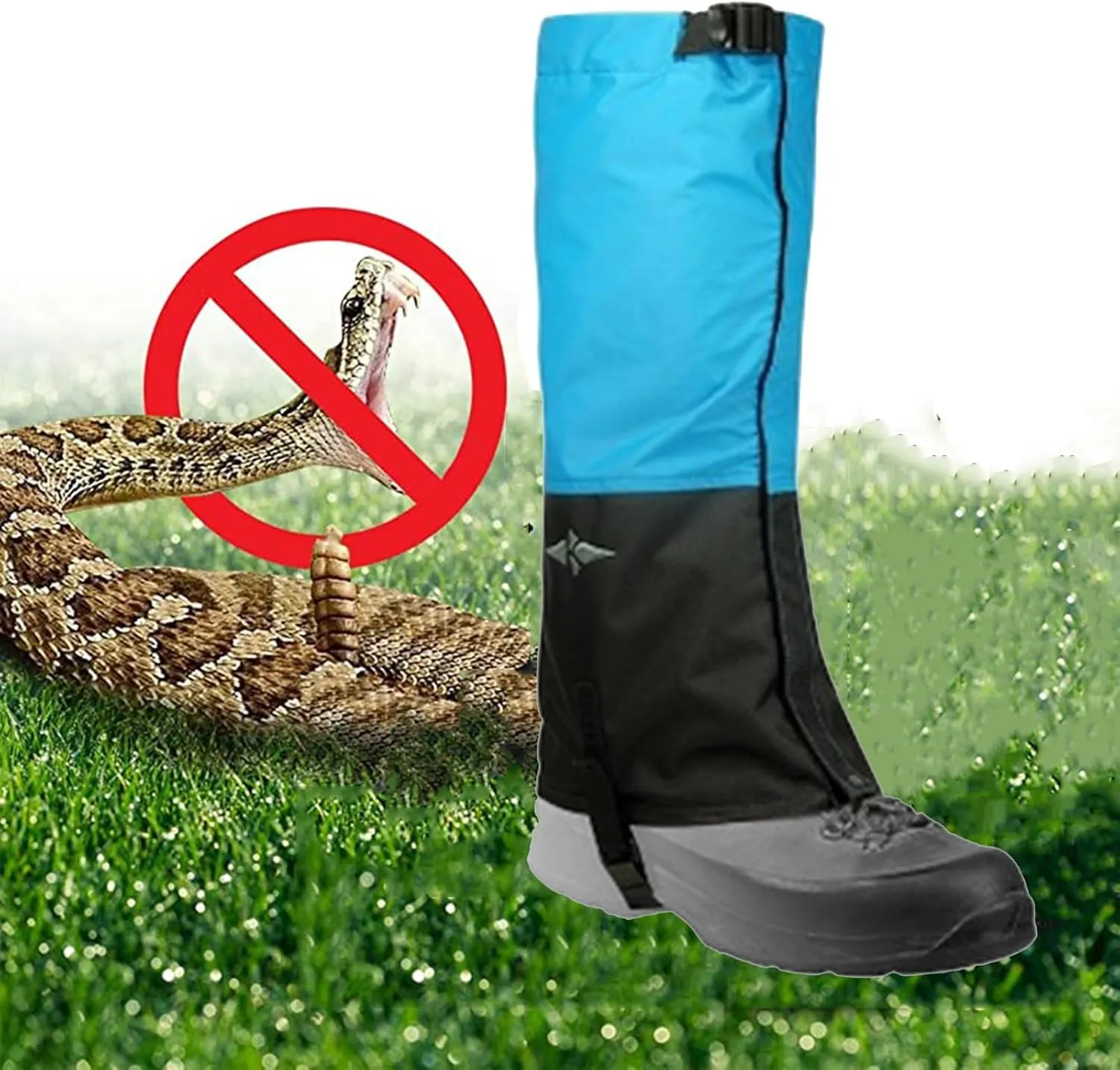 Leg Gaiters for Hiking Waterproof, Adjustable and Durable Leg Leggings Sand and Insect Proofing for Men and Women Walking Hunting Climbing Snowshoeing