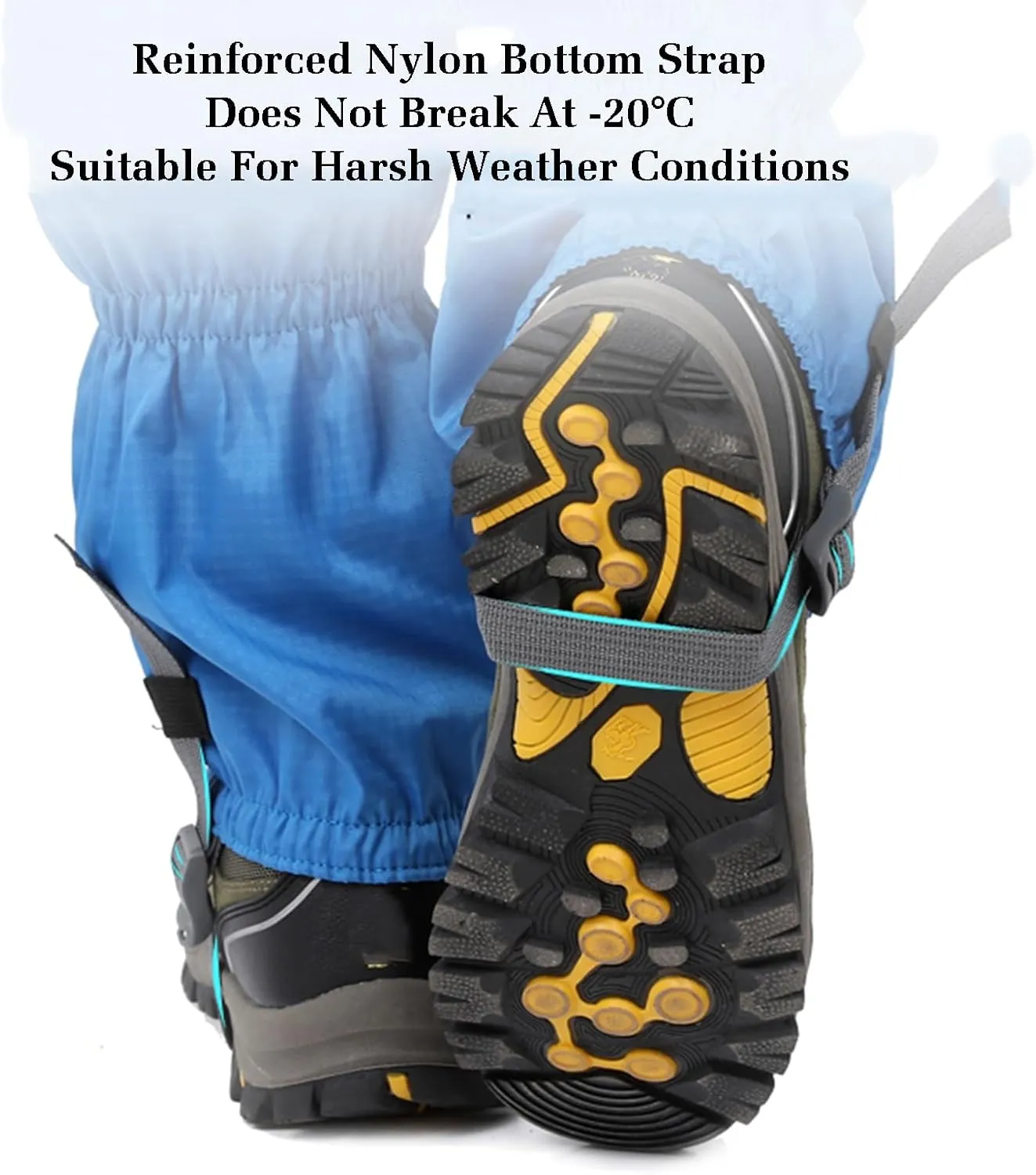 Leg Gaiters,Gaiters for Women Men,Snow Leggings Gaiter,Hook Loop Design for Easy Off,for Hiking Trekking Climbing Hunting and Skiing