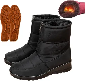 LELEBEAR Allycharm Boots, Women's Snow Ankle Boots, Waterproof Warm Women's Snow Ankle Boots