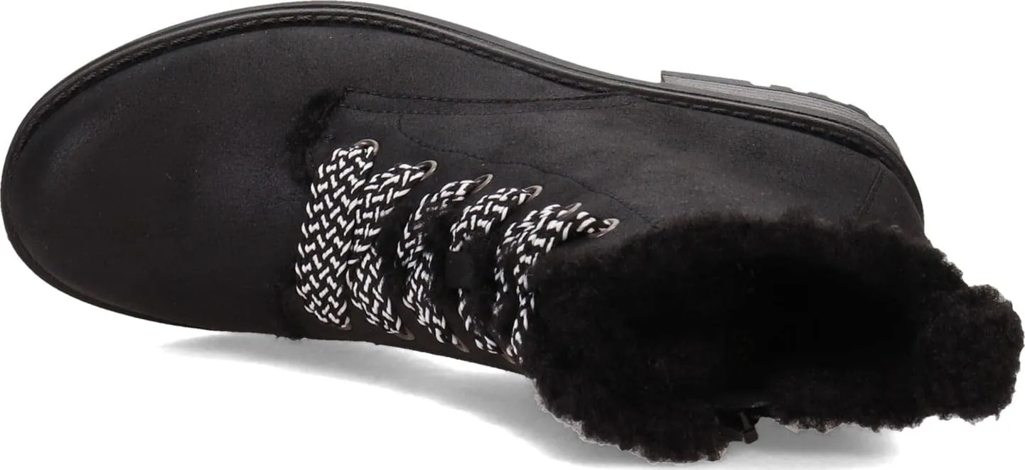 LifeStride Womens Kunis Cozy Snow Boot Black 6 M
