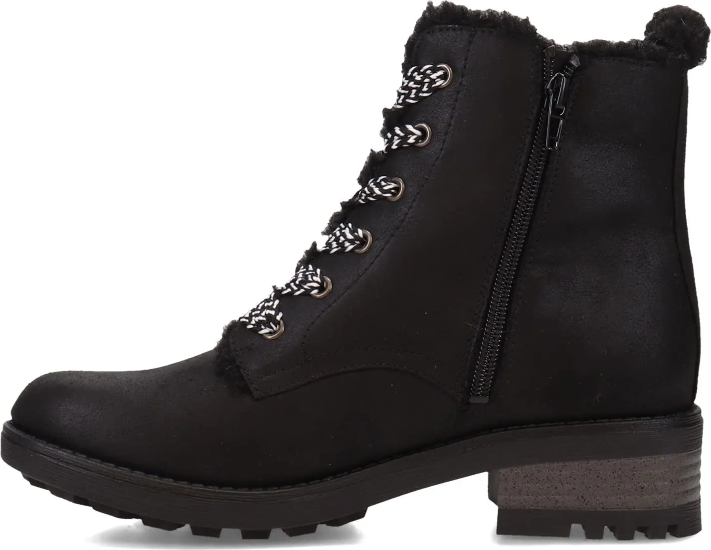 LifeStride Womens Kunis Cozy Snow Boot Black 6 M