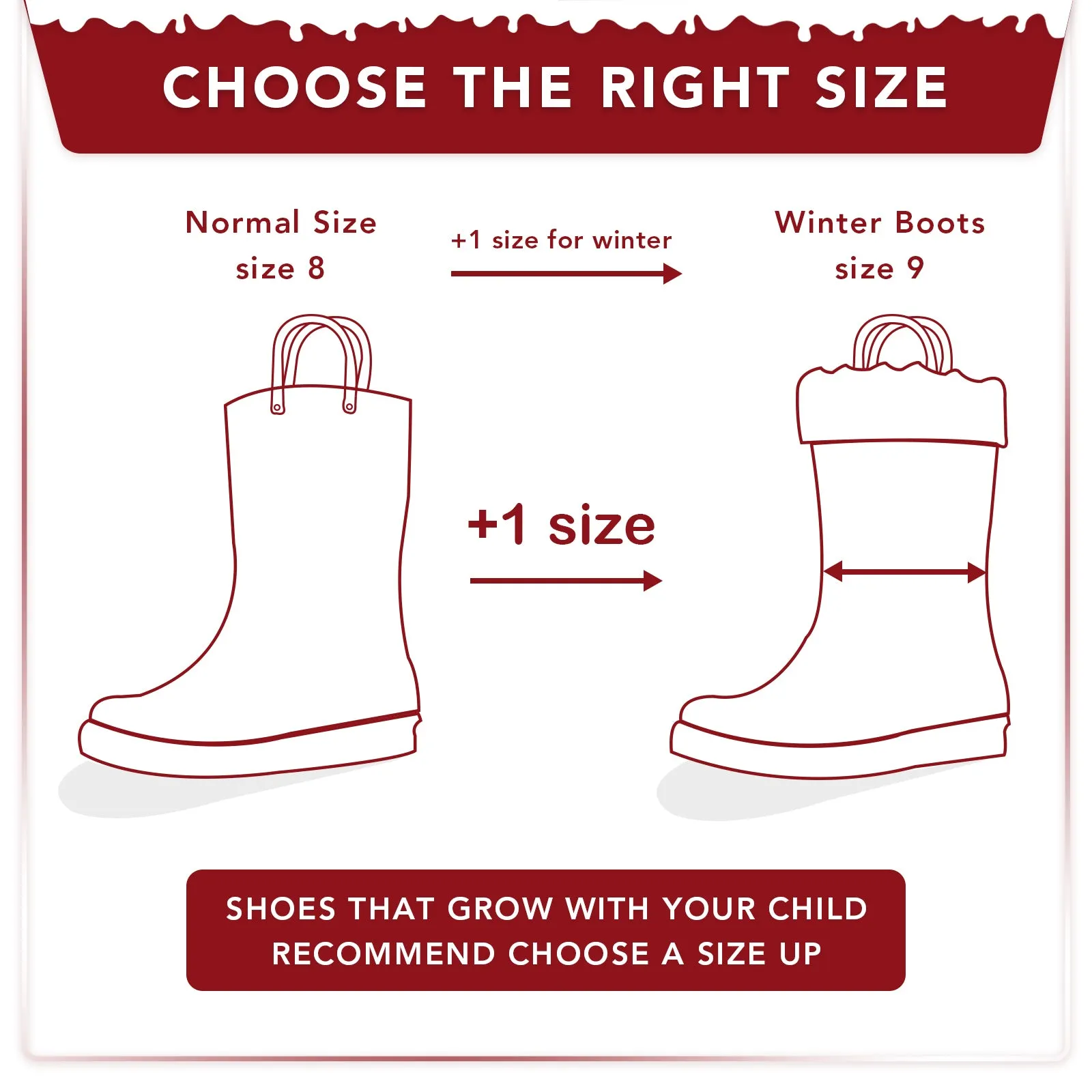 Light Up Boys Girls Rain Boots with Warm Lining