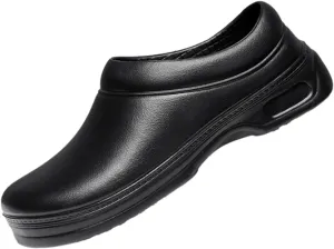 Lightweight Chef Shoes, Men Non Slip Lightweight Shock Absorbing Safety Kitchen Chef Work Shoes, Clogs Comfortable Nursing Nurse Shoes, for Garden, Kitchen, Hospital, Restaurant