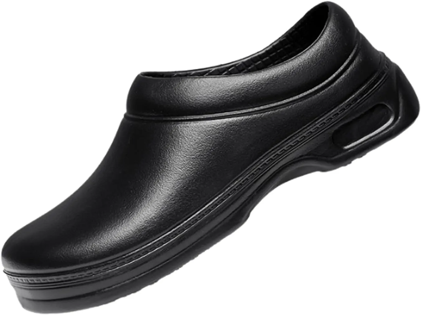 Lightweight Chef Shoes, Men Non Slip Lightweight Shock Absorbing Safety Kitchen Chef Work Shoes, Clogs Comfortable Nursing Nurse Shoes, for Garden, Kitchen, Hospital, Restaurant