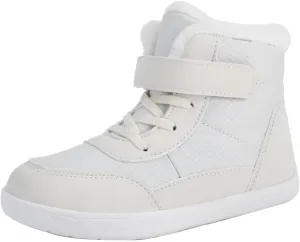 Little Kid Lined Plush Sport Shoes Boys Girls Wide Winter High Top Sneakers Faux F𝐮r Ankle Boots Warm Walking Shoes