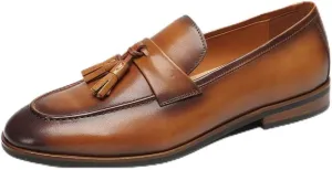 Loafers for Men - Premium Calfskin Tassel Shoes | Handcrafted Business Casual Loafers