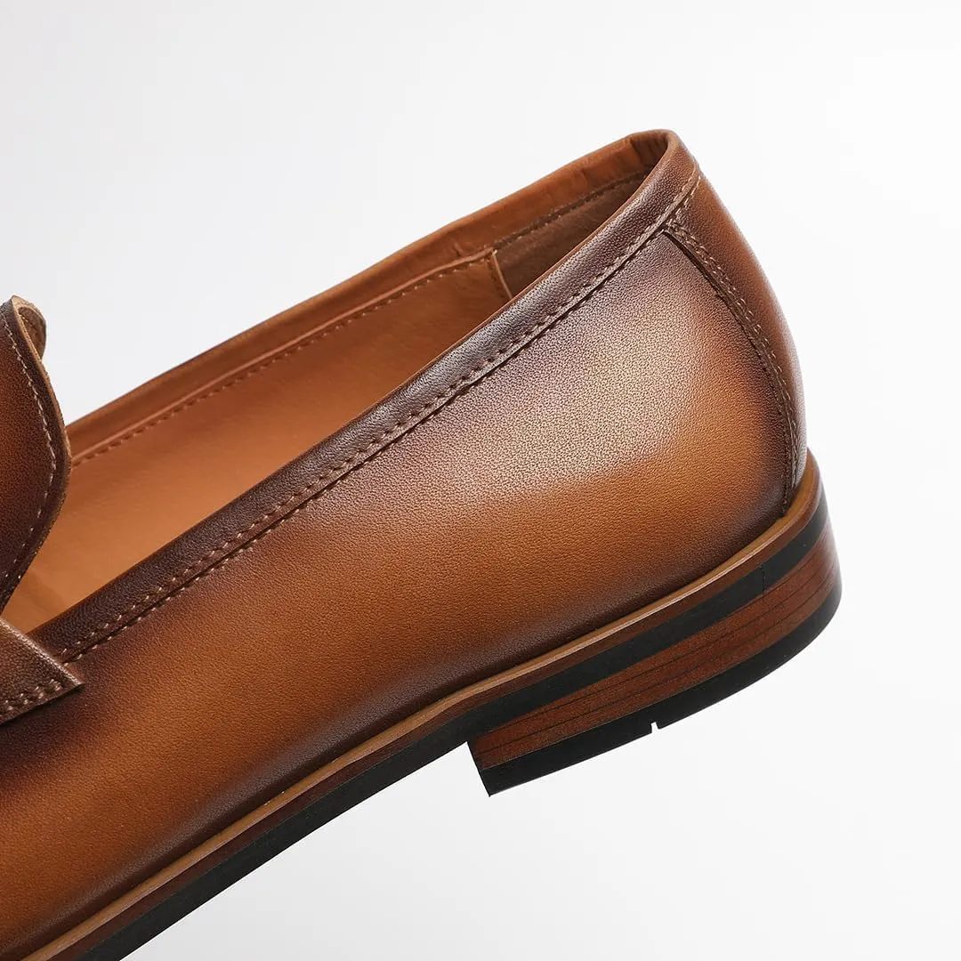 Loafers for Men - Premium Calfskin Tassel Shoes | Handcrafted Business Casual Loafers