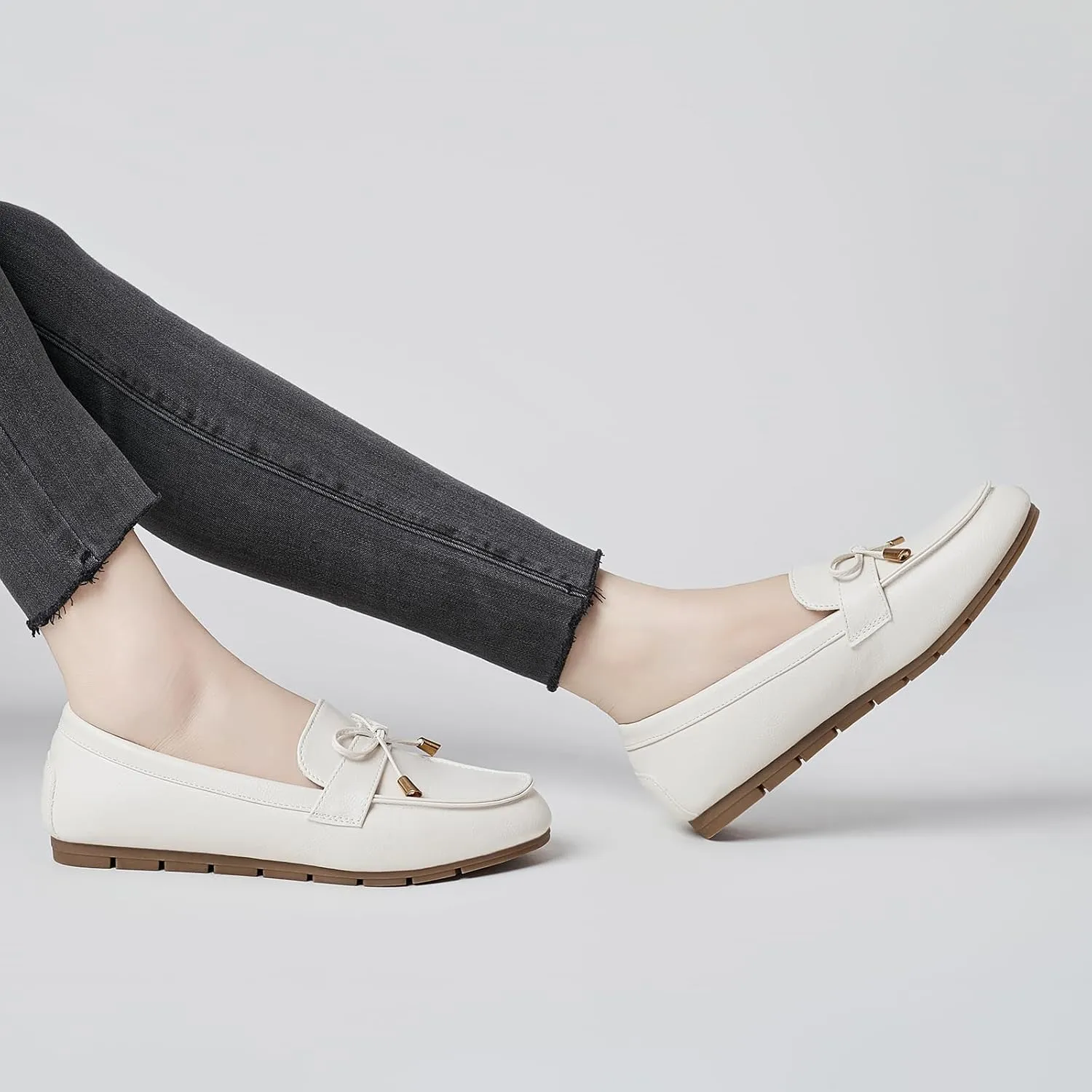 Loafers for Women Slip On Flats Shoes Non Slip Work Shoes Comfort Soft Business Casual Walking Womens Loafers